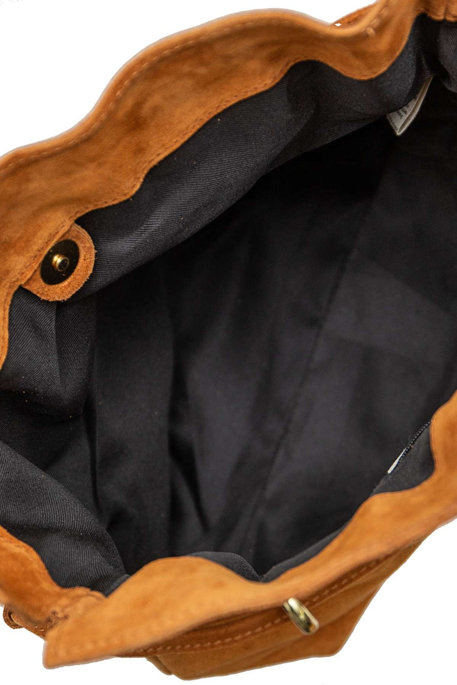 Sac bourse Keyla suède - Camel