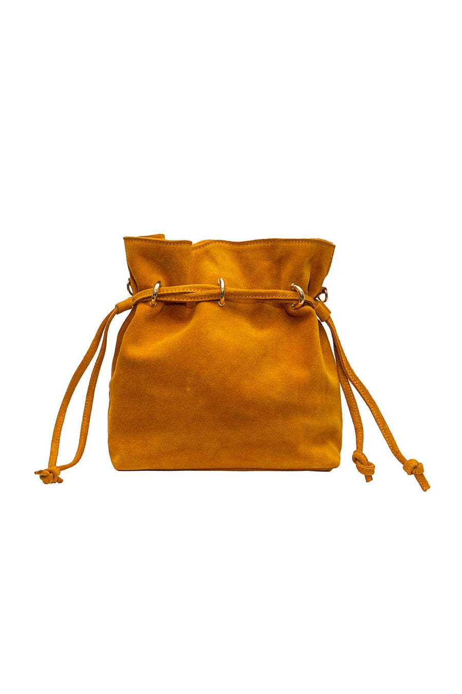 Sac bourse Keyla suède - Ocre