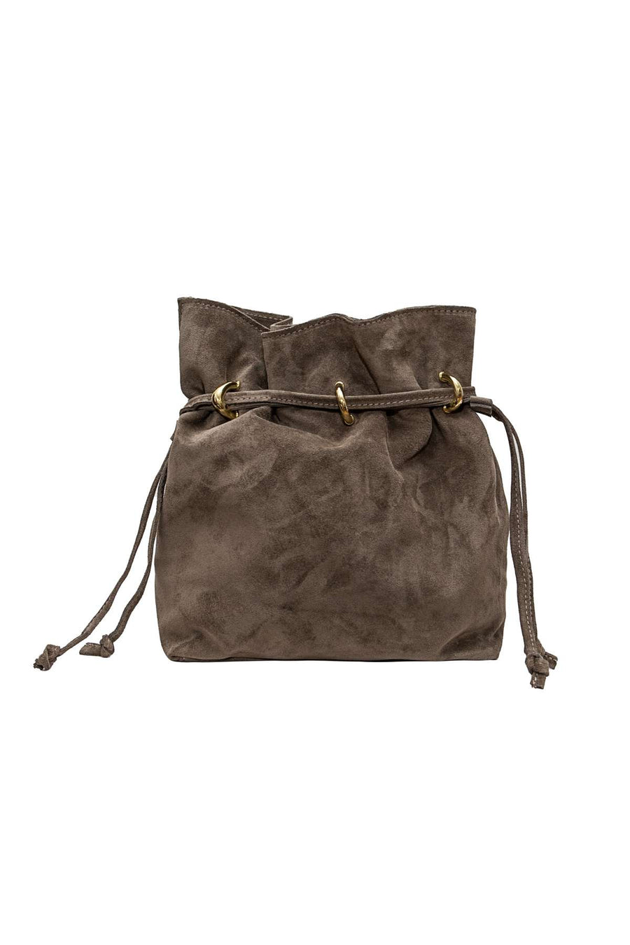Sac bourse Keyla suède - Taupe