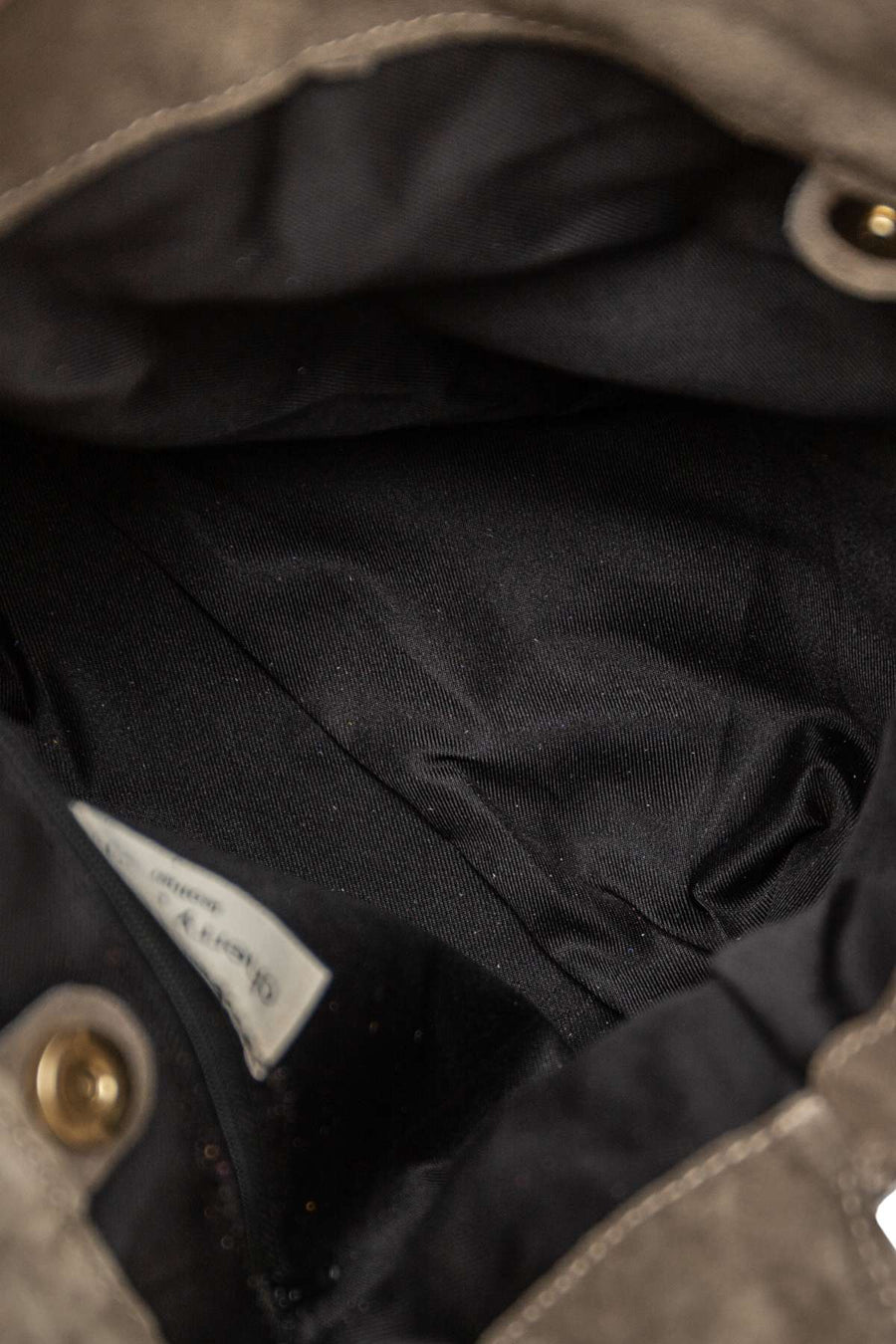 Sac bourse Keyla suède - Taupe