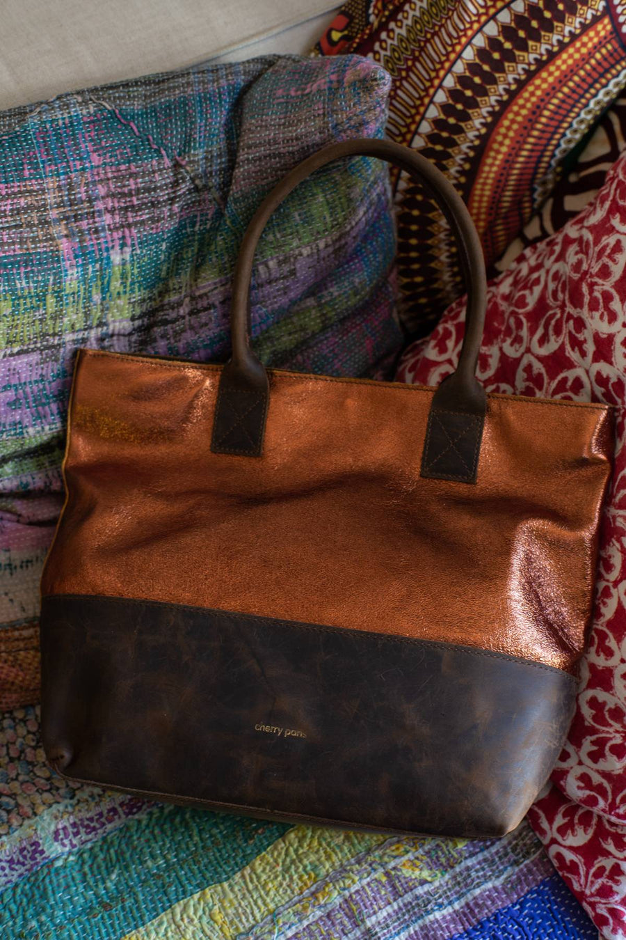 Sac cabas CORALIE - Bronze