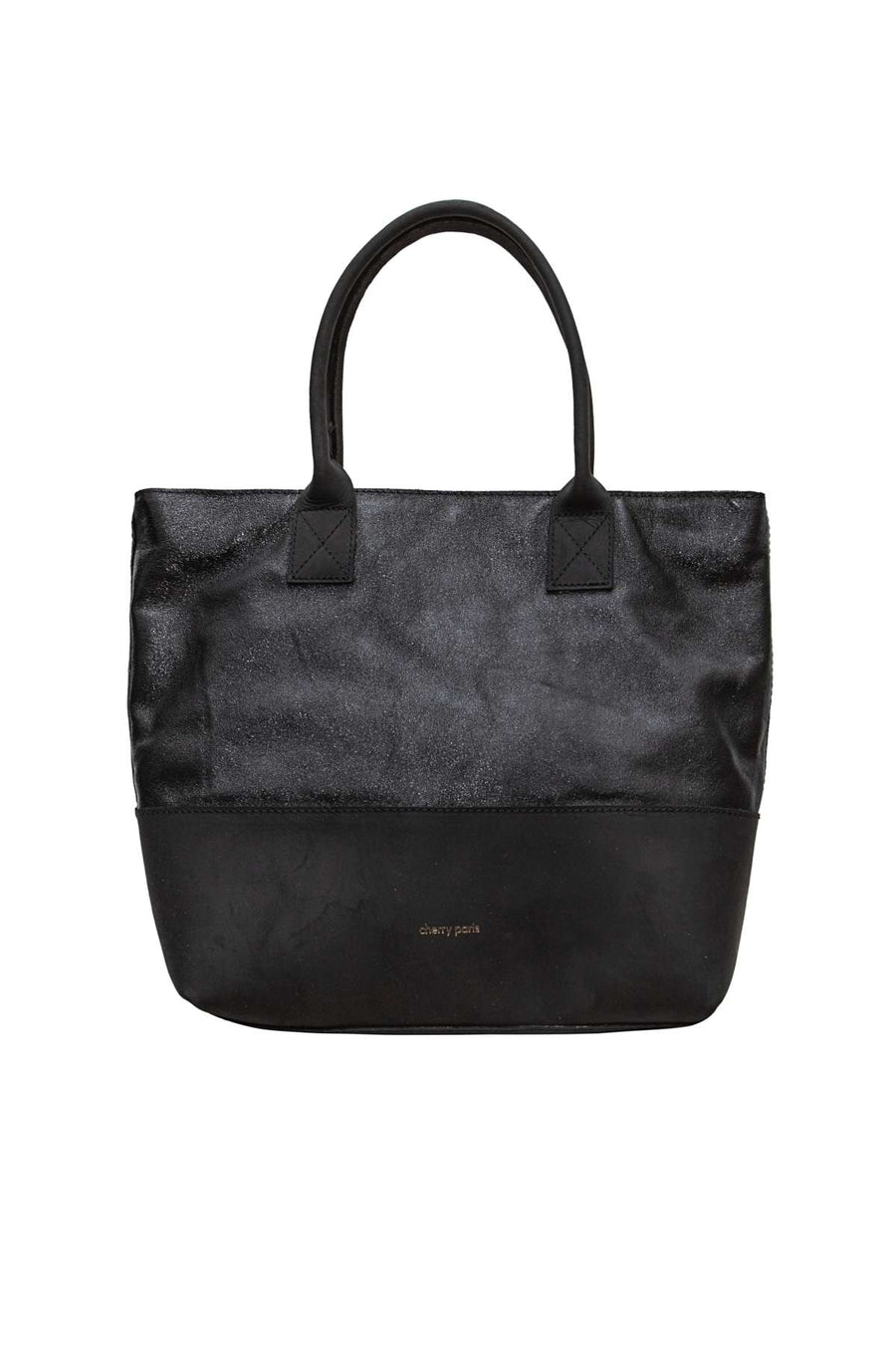 Sac cabas CORALIE - Noir métal