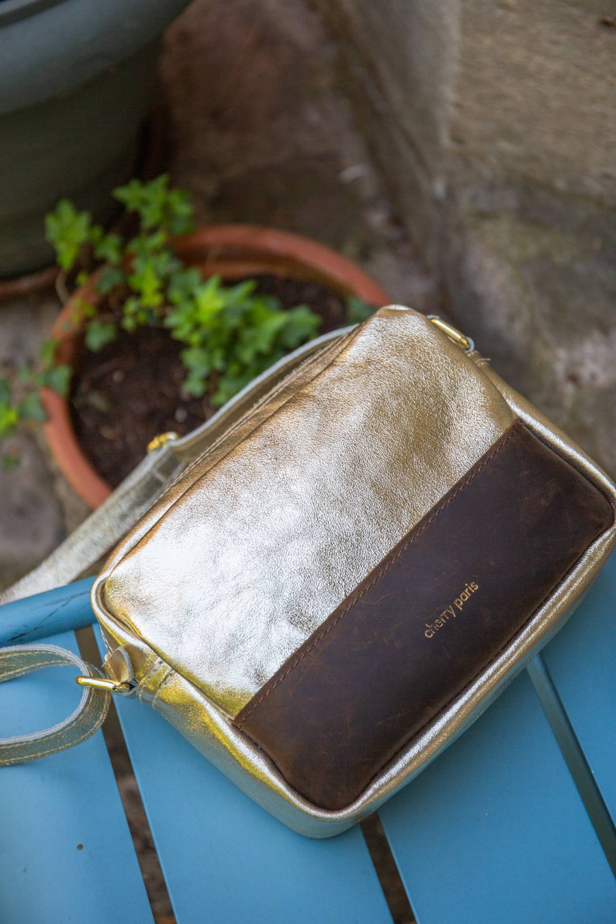 Sac bandoulière Adelaide - Doré