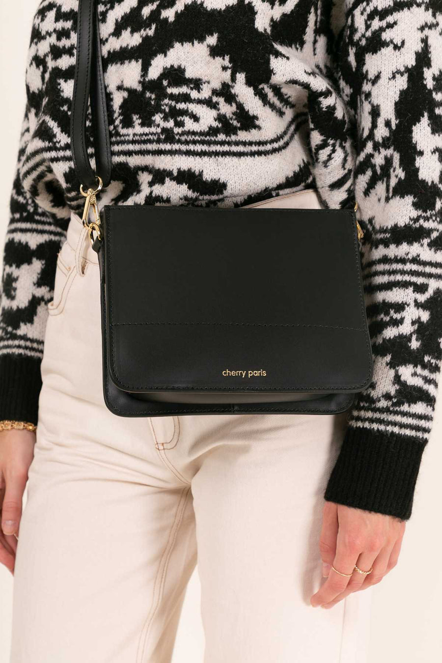 Sac bandoulière TIFFANY - Noir