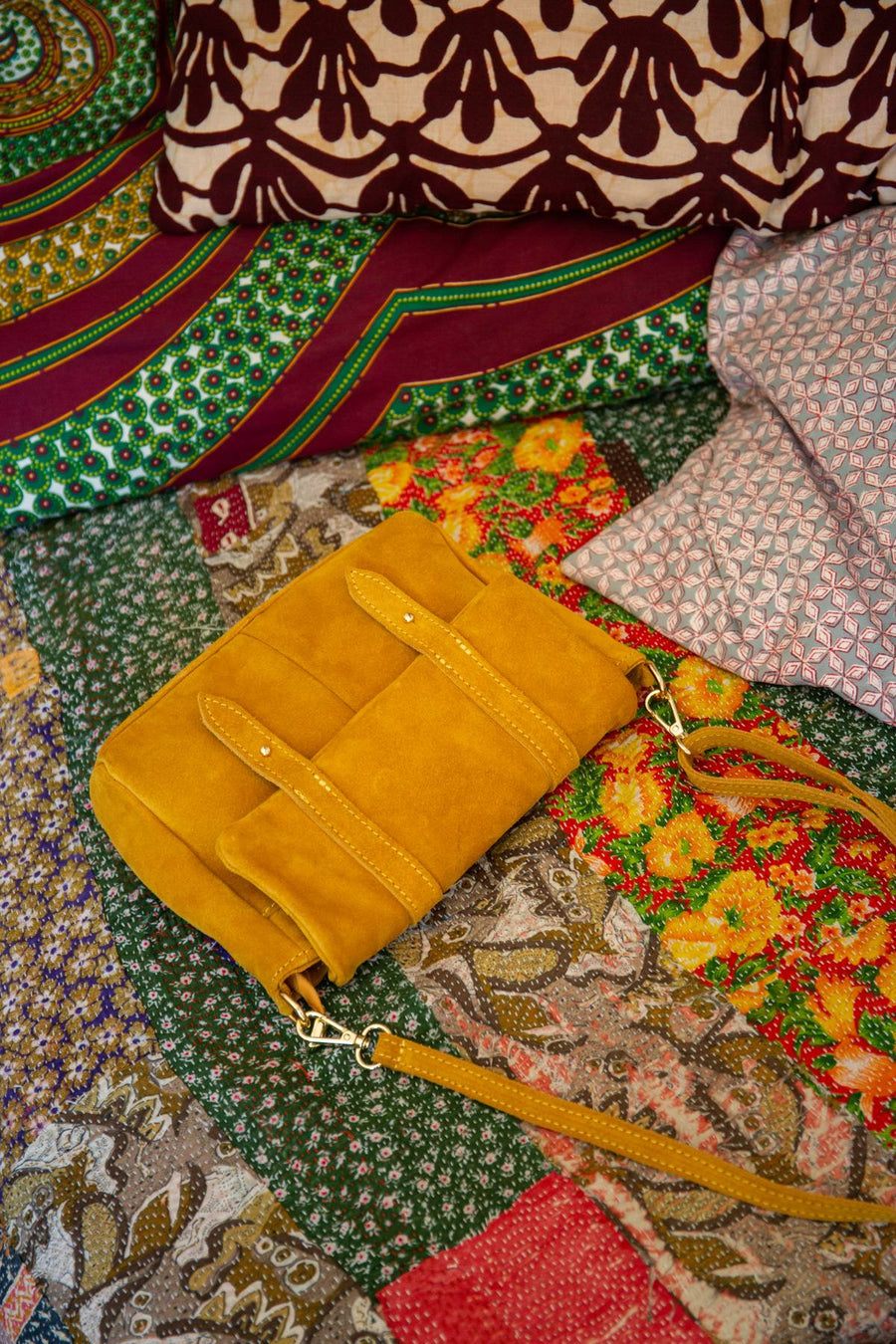 Sac besace Angela - Ocre
