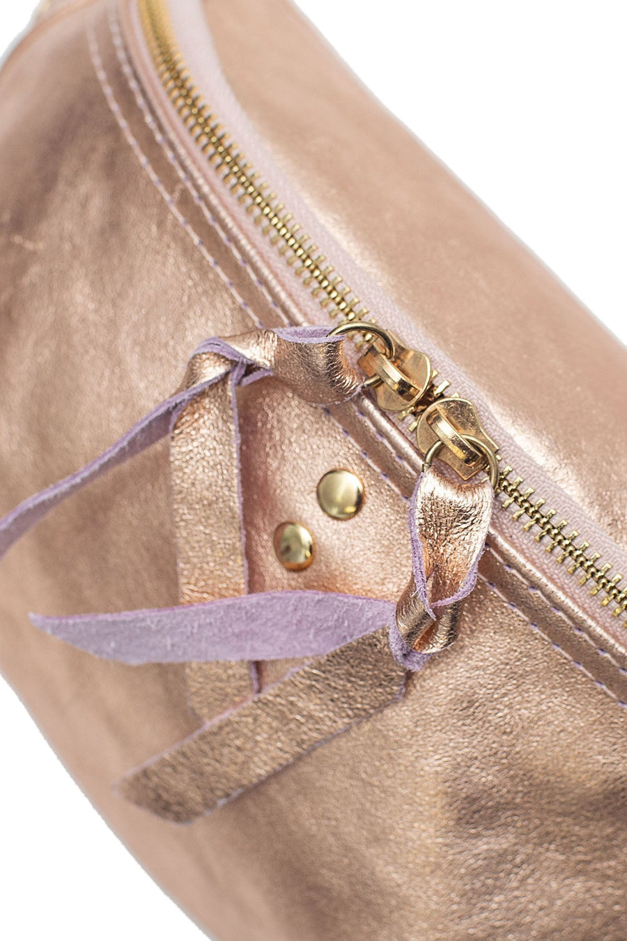 Sac Banane NELLY METAL - Rose métal