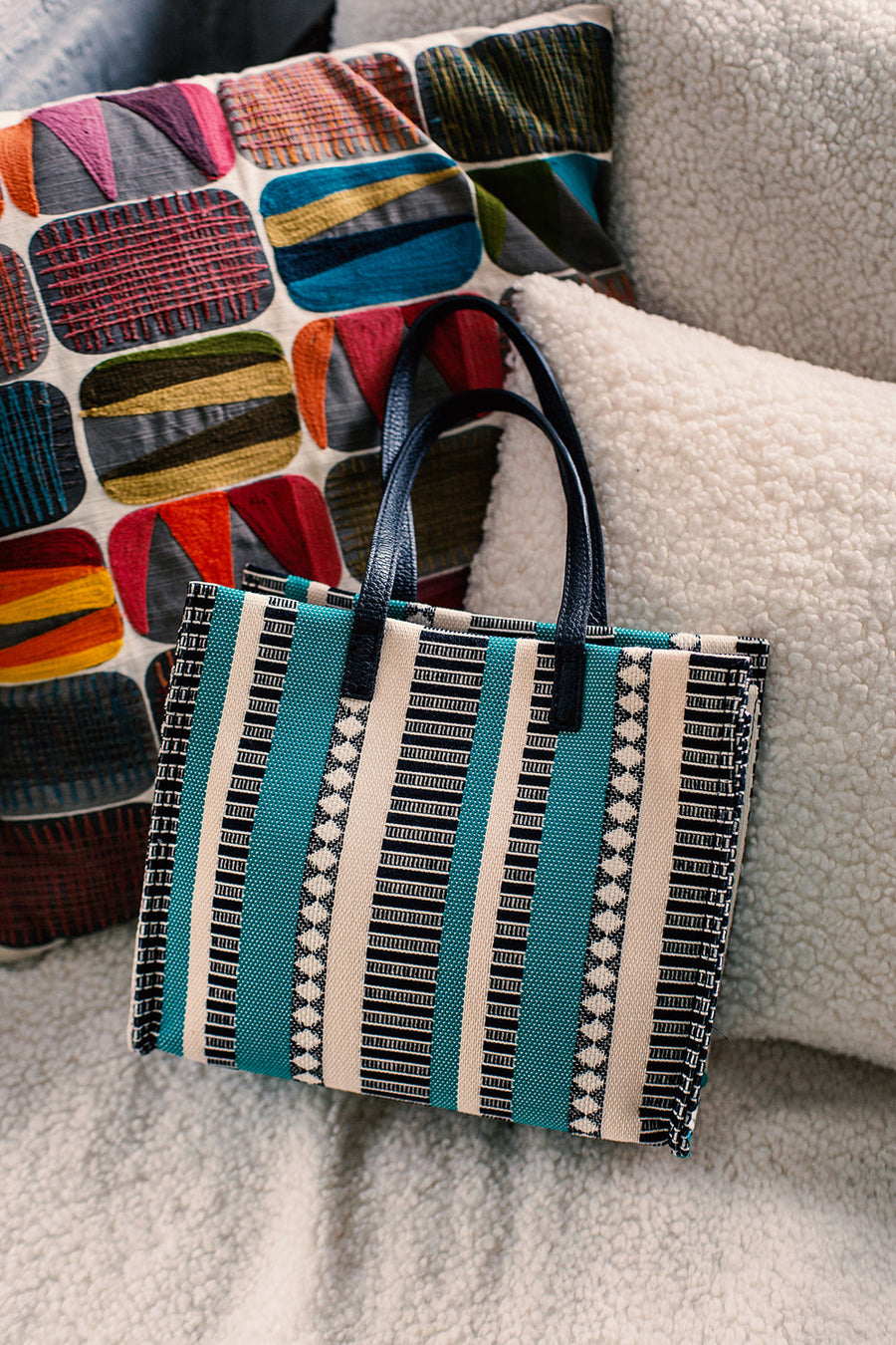 Sac Jacqueline turquoise