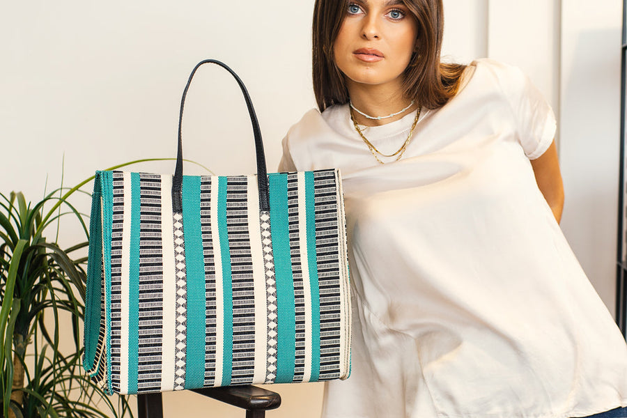 Sac Janna turquoise