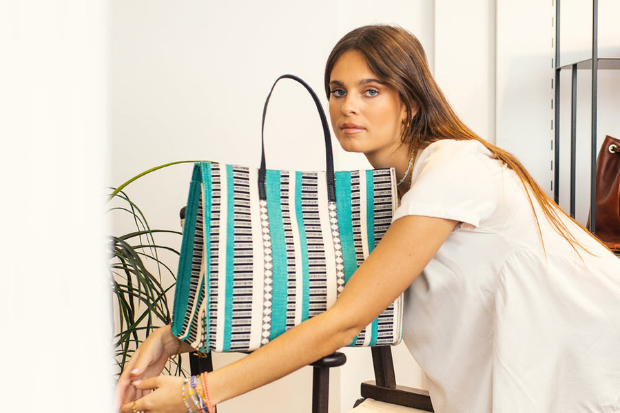 Sac Janna turquoise