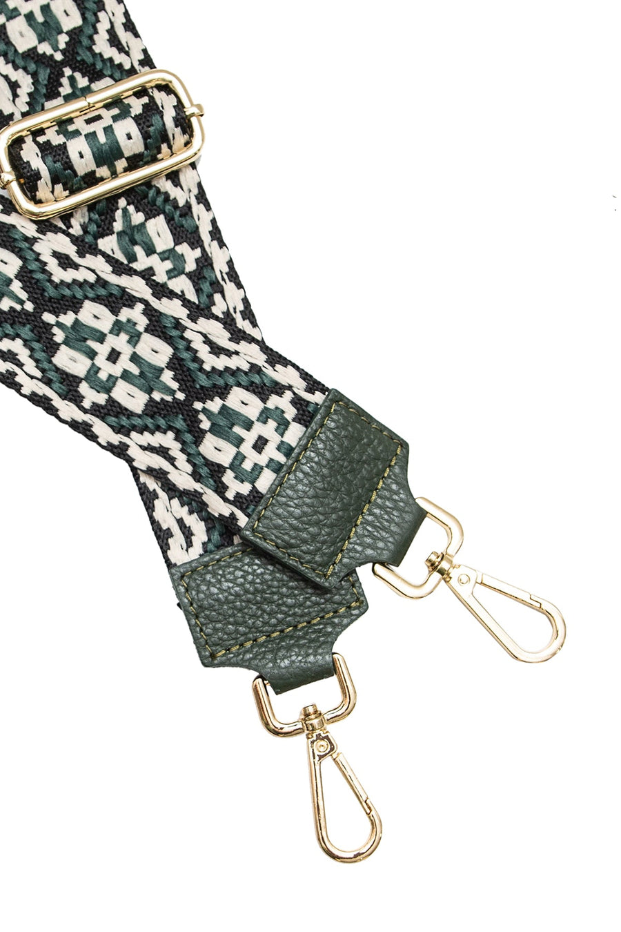 Sangle sac CLOTHILDE - Noir vert
