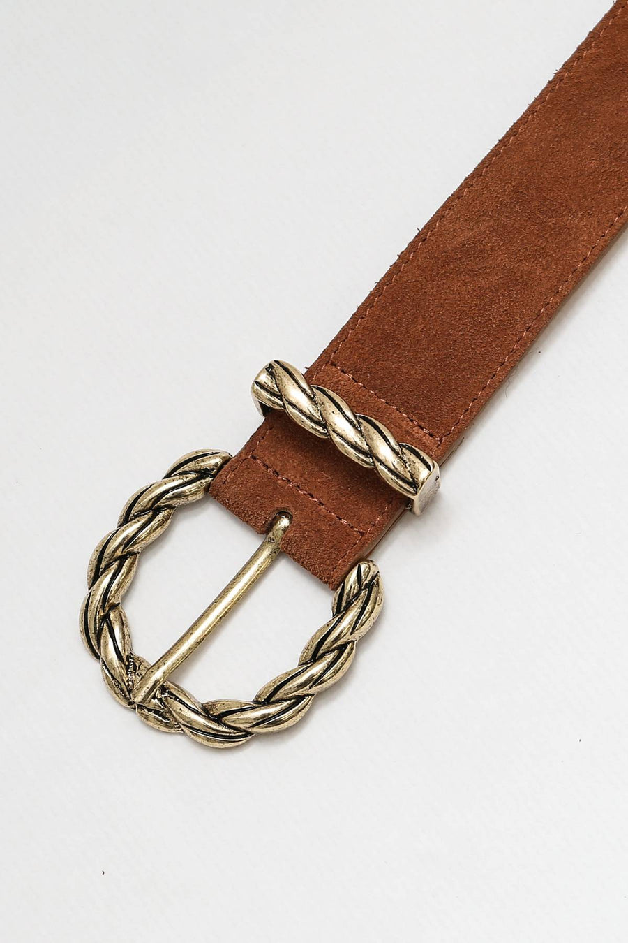 CEINTURE FLAVIE EN CROUTE DE CUIR 4 COLORIS