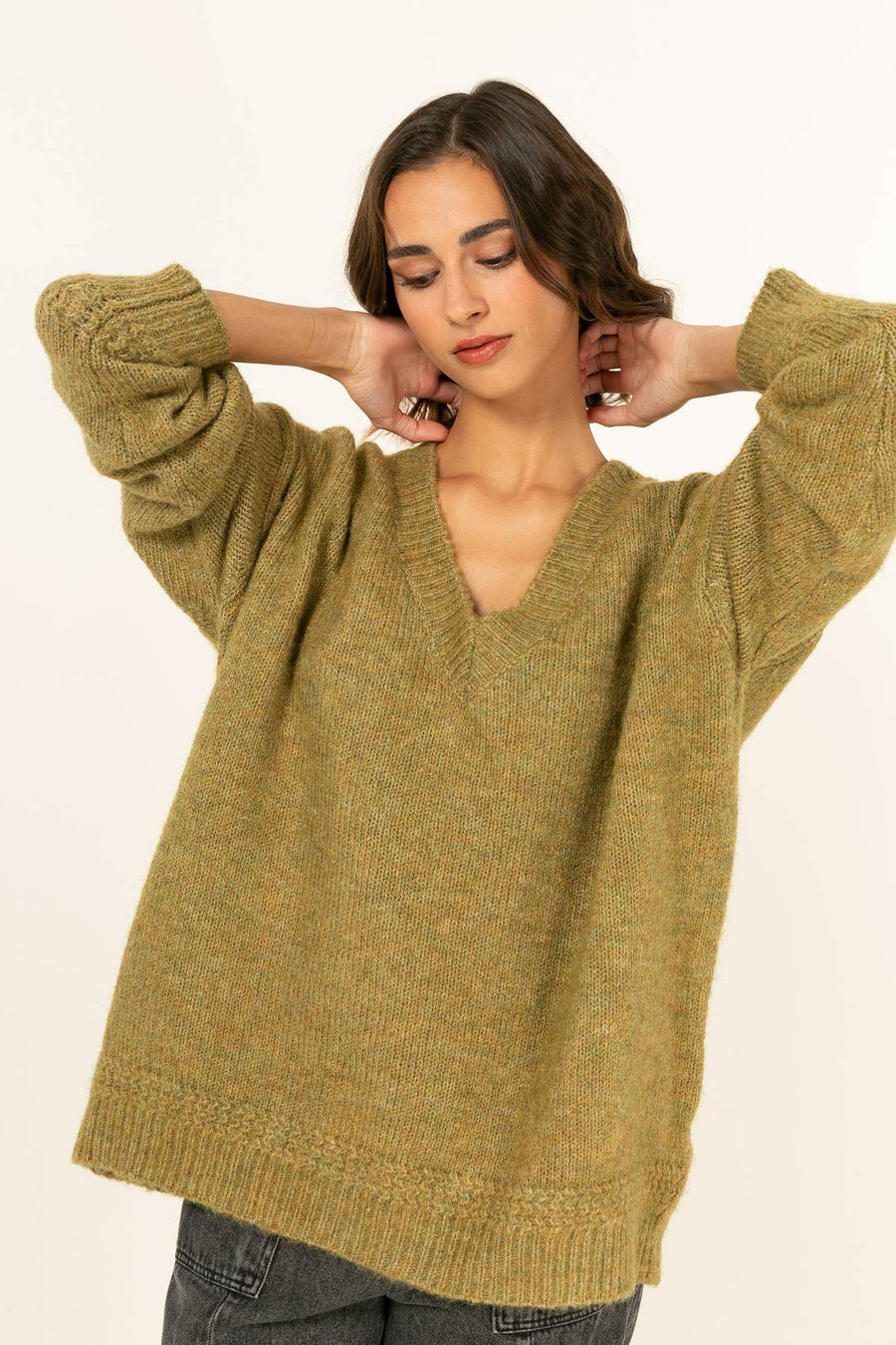 Pull Felicia - Kaki