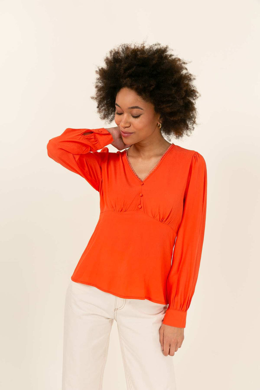 Blouse Rachelle - Corail