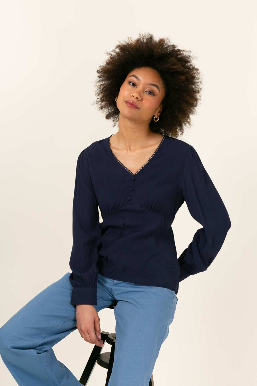 Blouse Rachelle - Marine