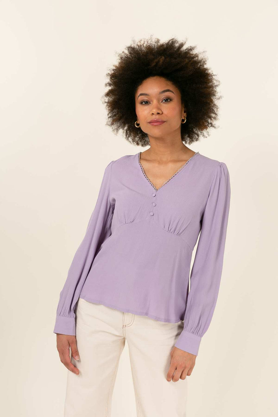 Blouse Rachelle - Mauve