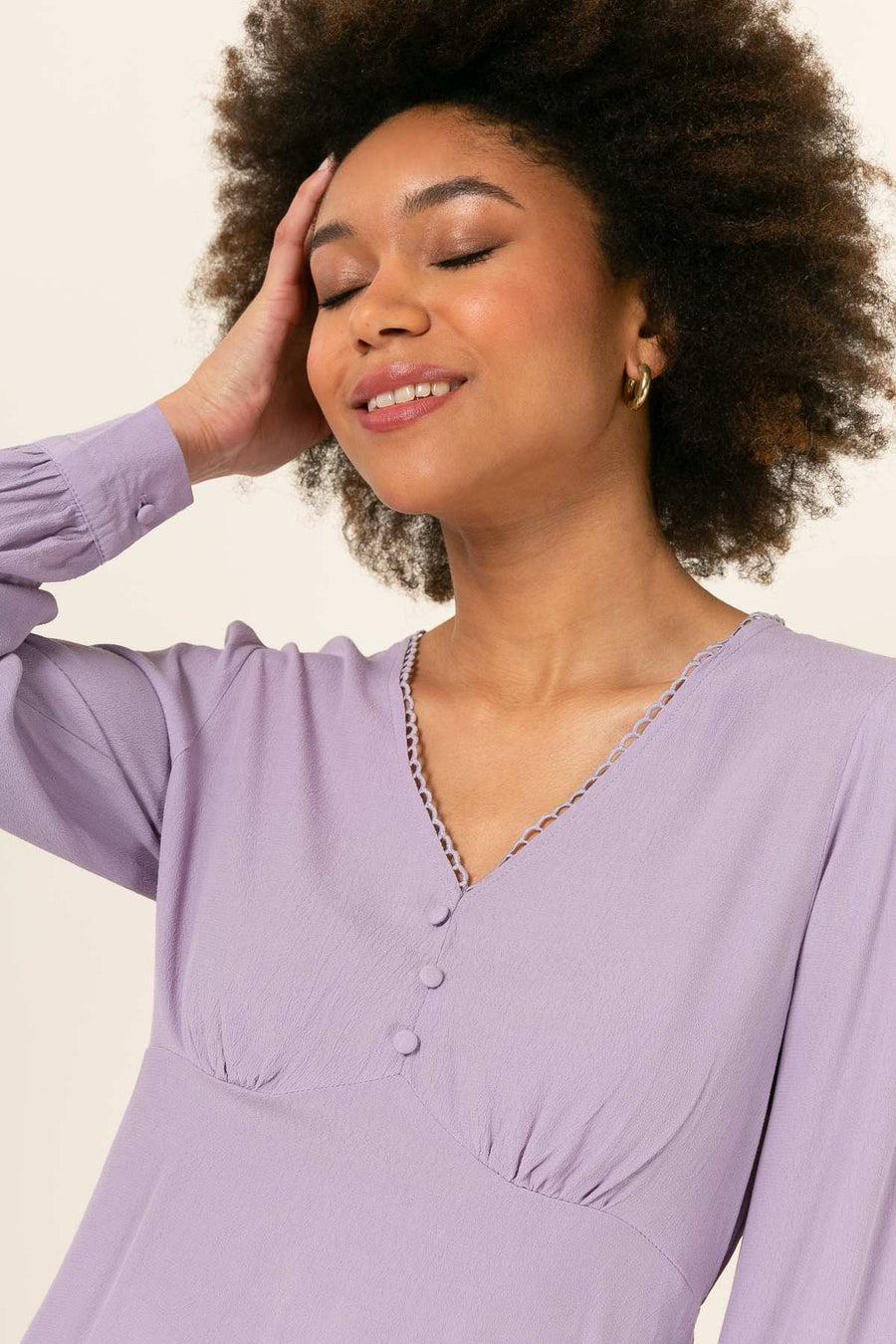 Blouse Rachelle - Mauve