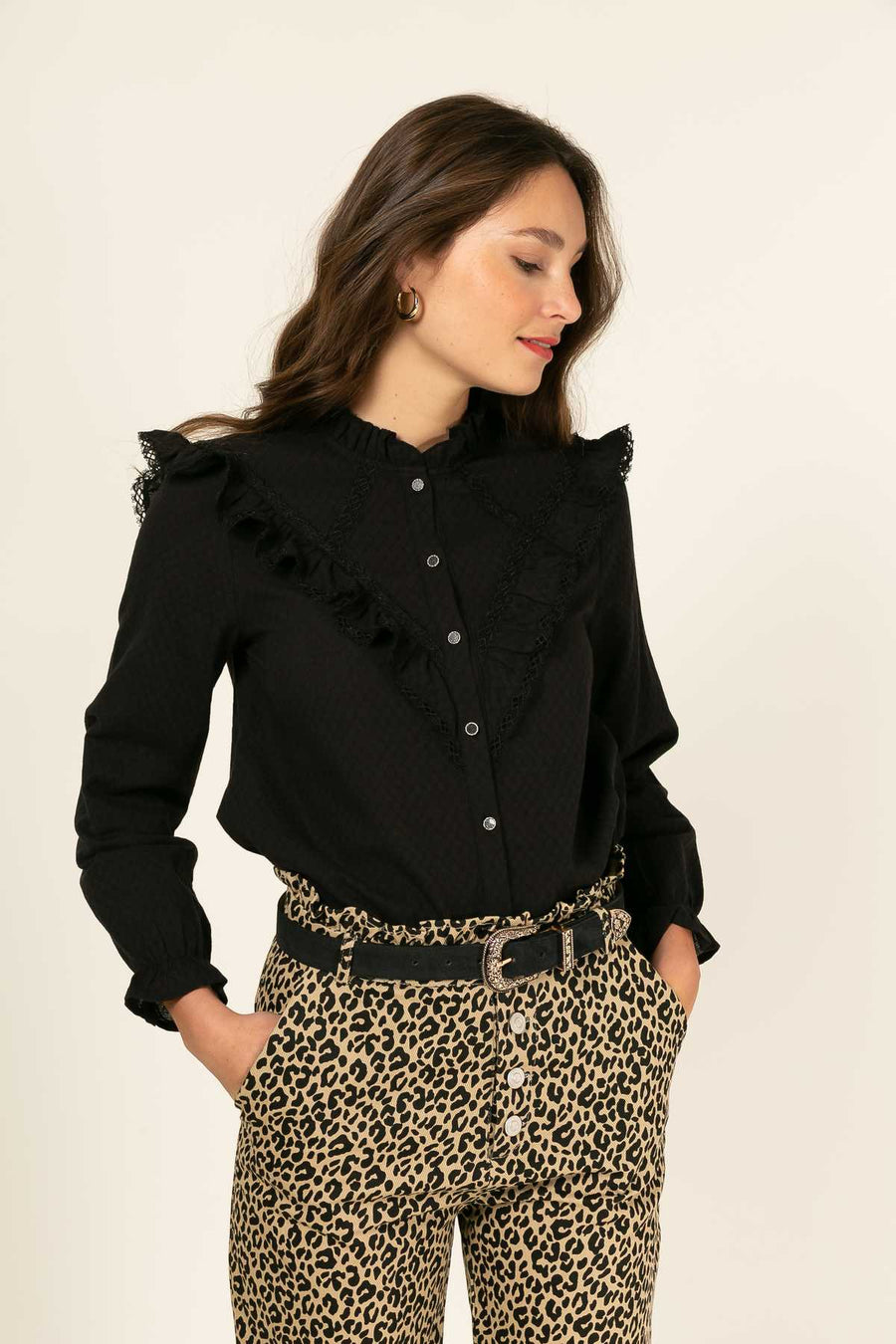 Chemise Donatella - Noir