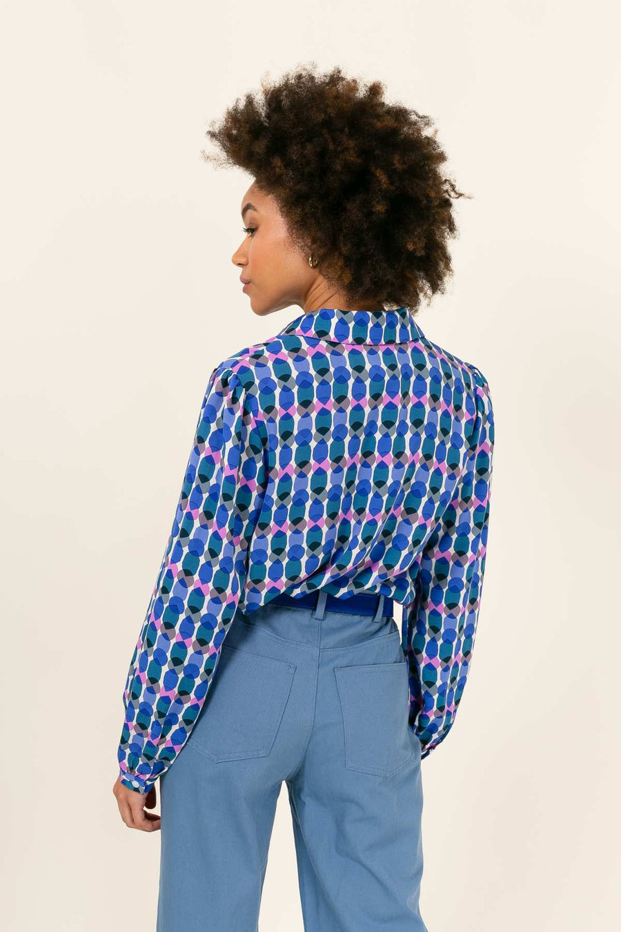 Chemise Adéline - Bleu