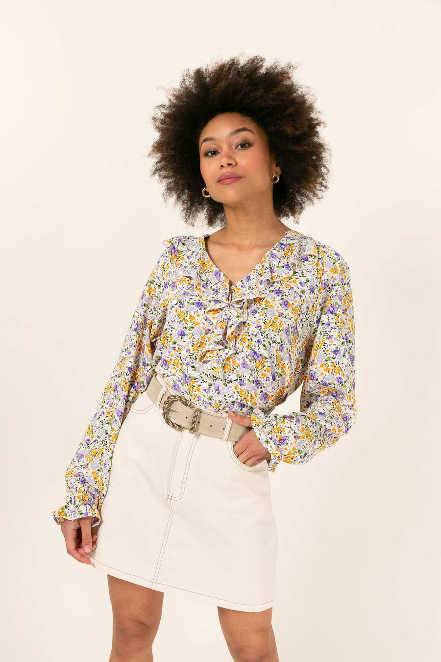 Blouse Cassy - Violet
