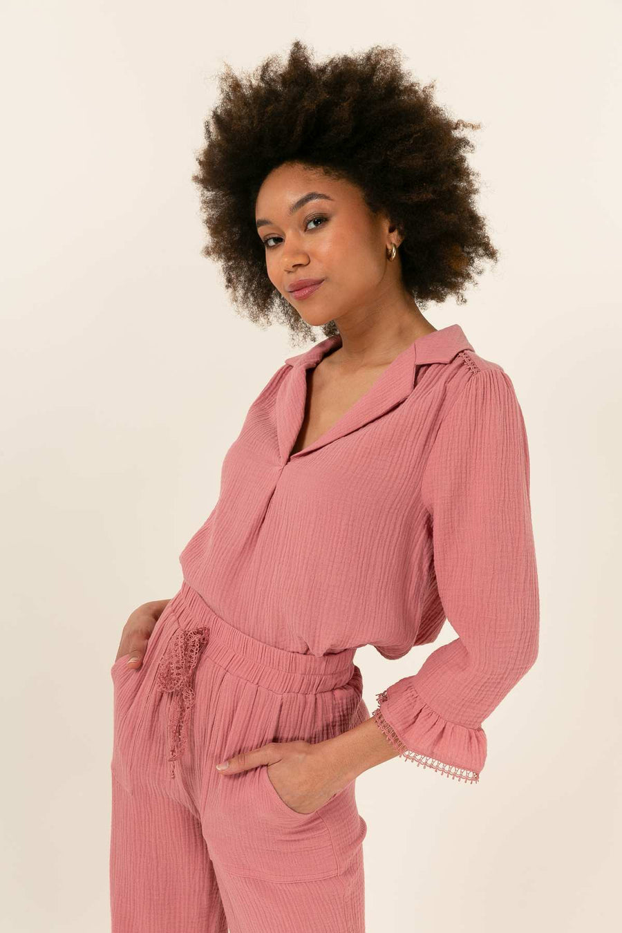 Blouse Daisy - Rose