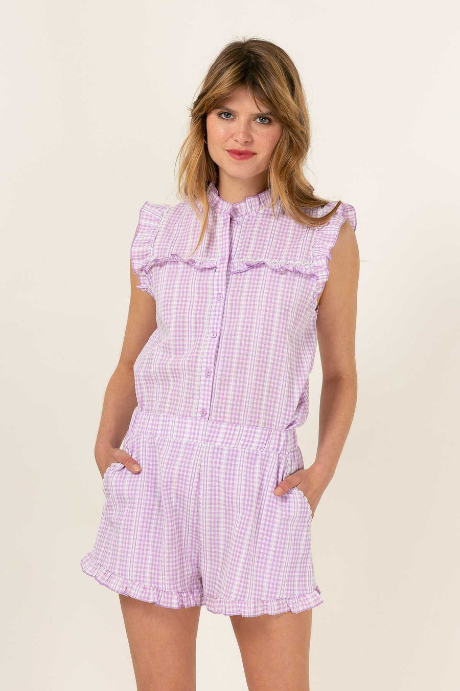 Top Marganne - Mauve