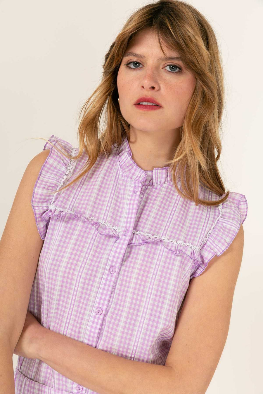 Top Marganne - Mauve