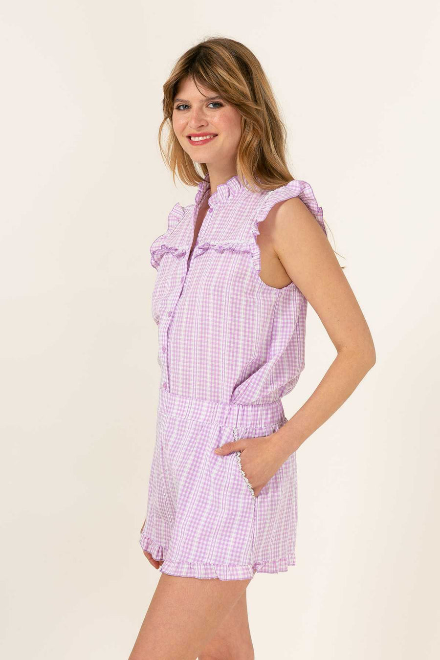 Top Marganne - Mauve