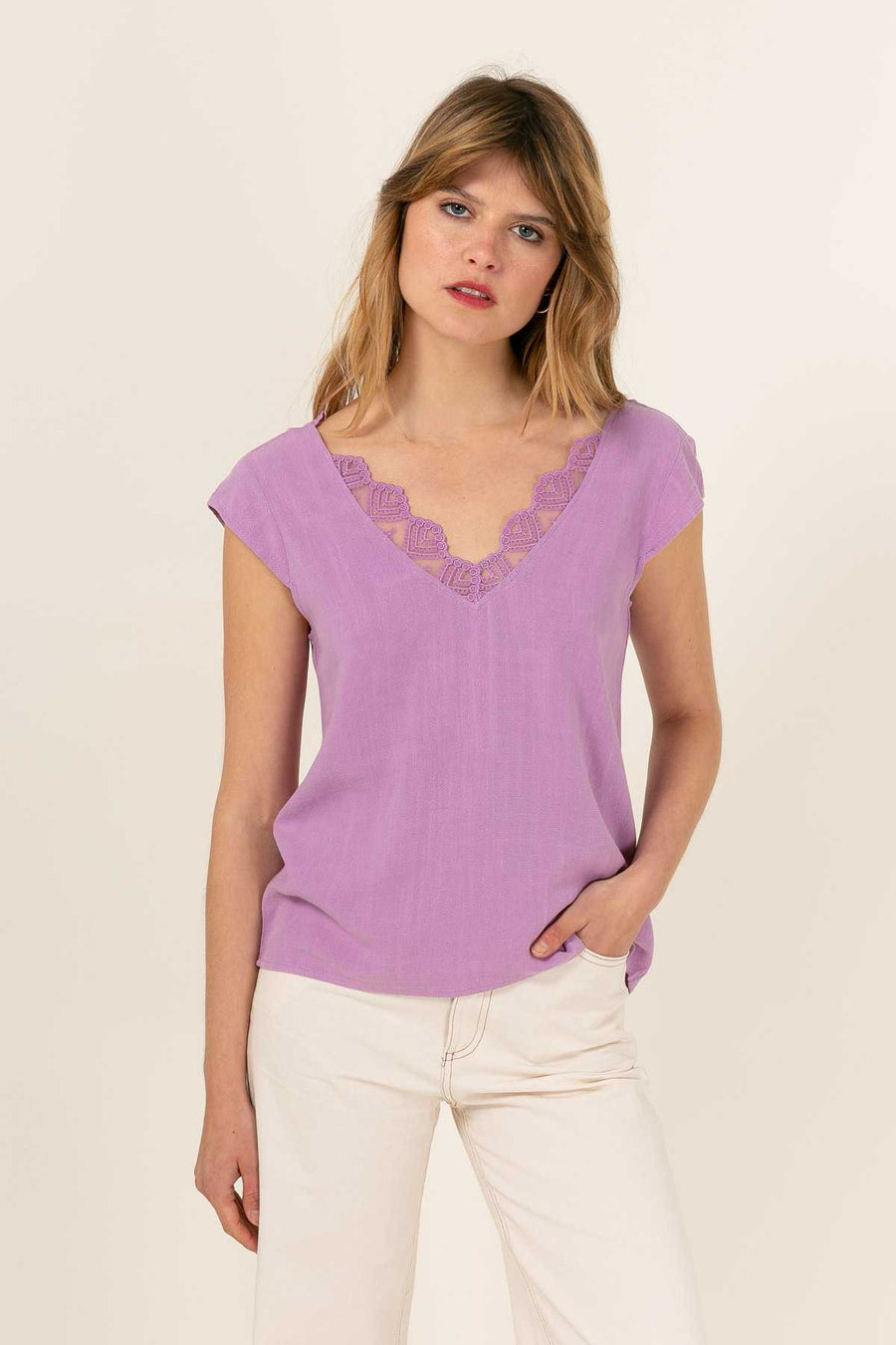 Top Natacha - Mauve