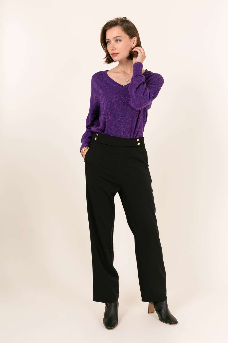 PANTALON LINDY NOIR