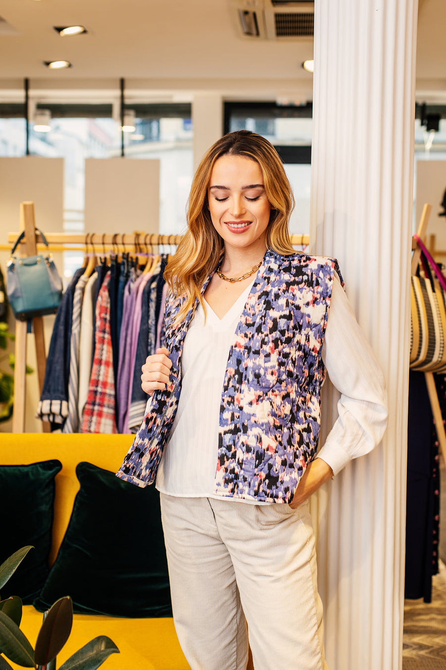 Veste fiorella violet