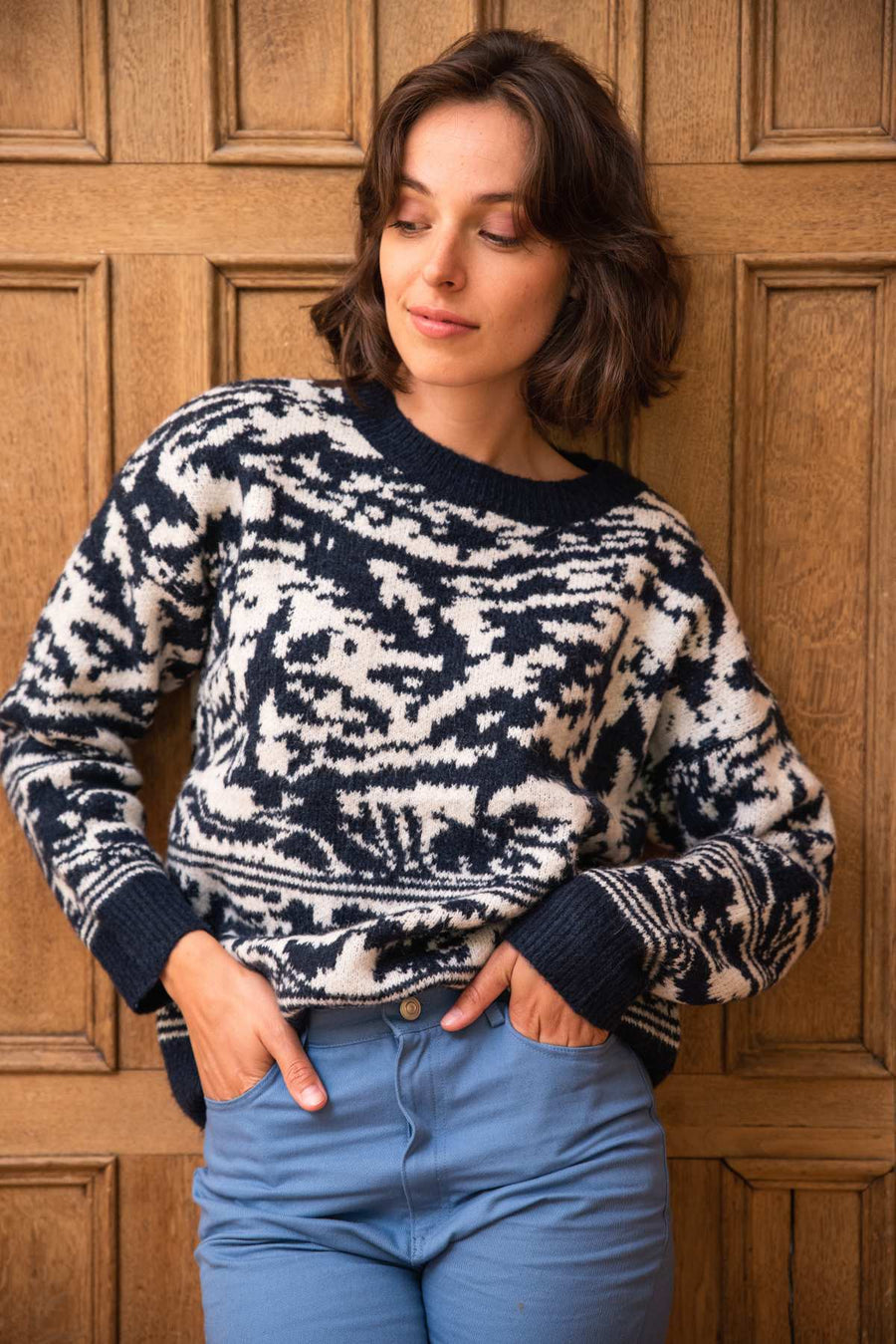 Pull Galienne - Marine