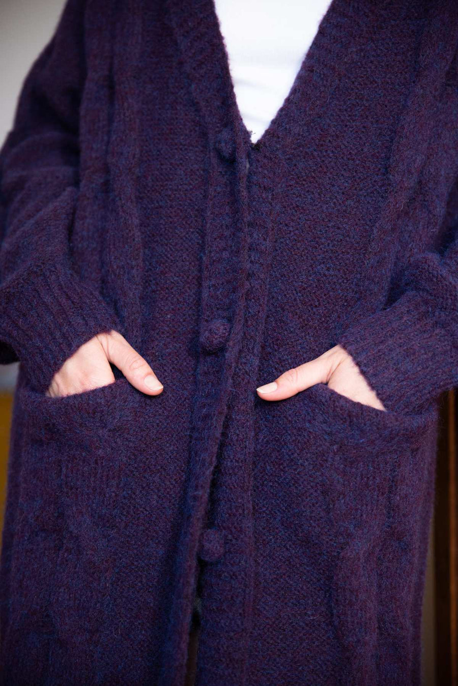 CARDIGAN EN LAINE HERMANCE