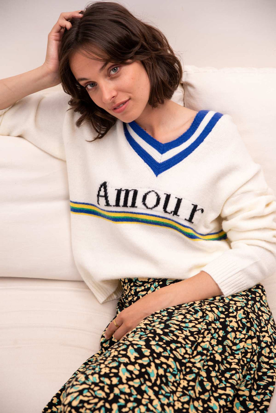 PULL TRICOTE AMOUR JEANINE