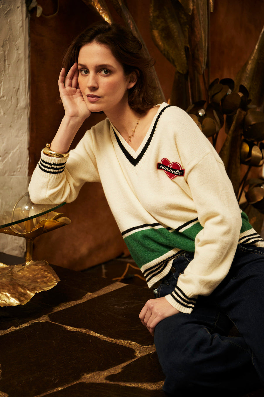 Pull Glynis blanc
